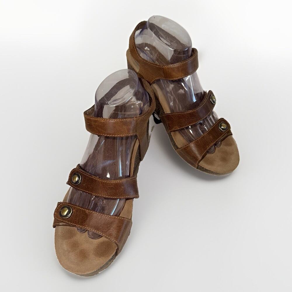 Dansko Brown Leather Multi Strap Sandals Size 40 (US 9.5-10)